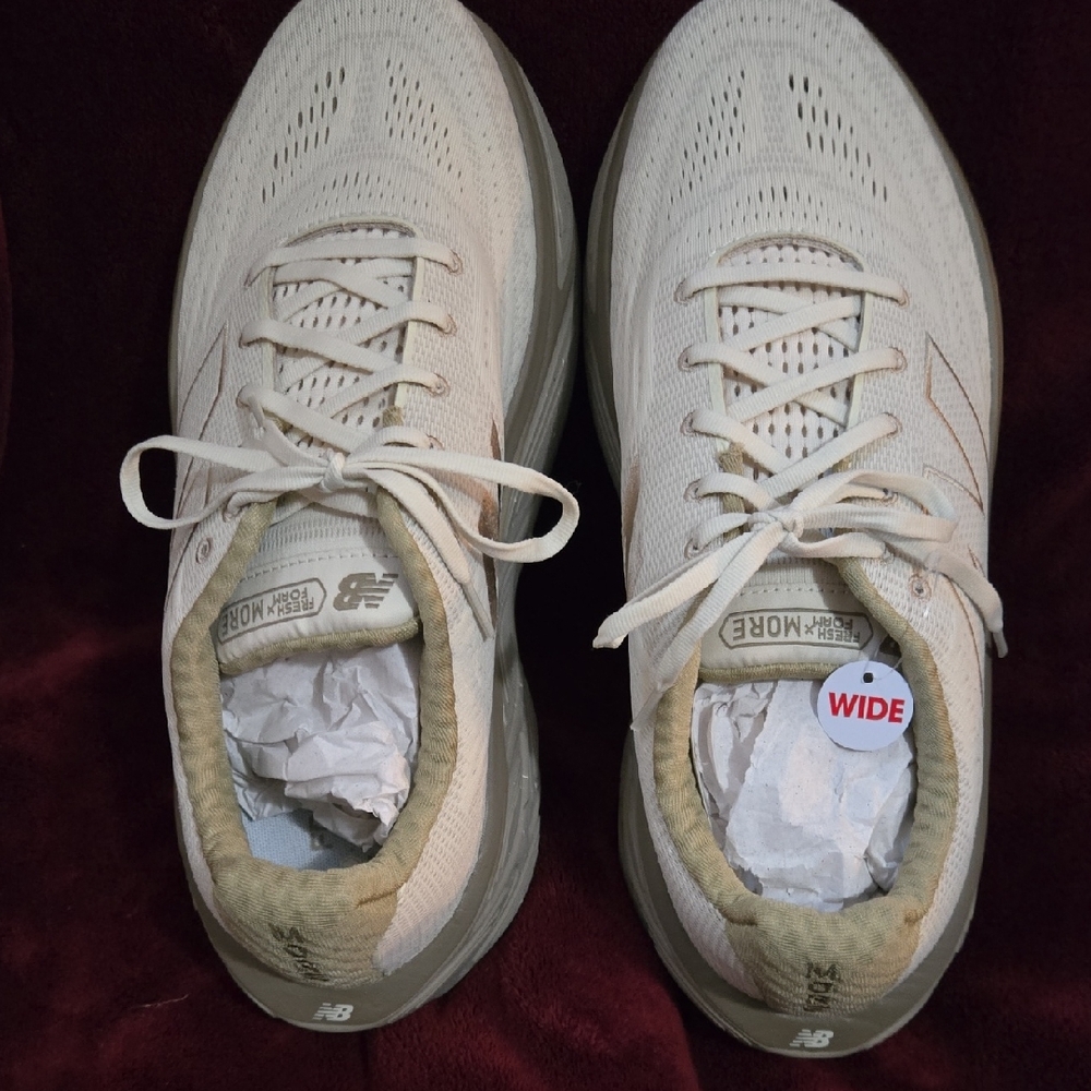 New Balance Beige Athletic Sneakers